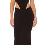 retrofete Giada Dress in Black XLarge New Womens Long Maxi Cutout Gown Size XL Photo 0