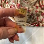 Calvin Klein  size M multi colored red/tan/white/brown pleated front tank top EUC Photo 3