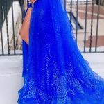 Ellie Wilde  Blue Prom Dress Photo 1
