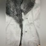 Daniel Cremieux Cremieux faux feather sleeveless vest sz XS Photo 3