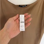 J.Crew NWT  flawed Camel Tan Slip Dress Photo 4