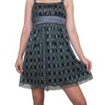 I.N. San Francisco Vintage 90s Sparkly Black Mini Dress Photo 2