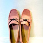 Lands' End Womens Driving Moccasin Pink Suede Slip On Size 8 #470963 Photo 3
