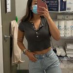 Urban Outfitters Brown Crop Top Photo 1