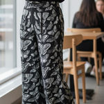Blackmilk  Wide Leg Butterfly Printed Pants XS Photo 0