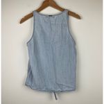 prAna  Denim Mackenzie Tank Top with Tie Bottom - Size XS Photo 4