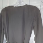 Forever 21  sheer faux wrap long sleeve shirt size S Photo 7