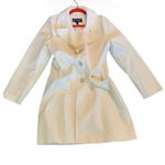 London Fog The Tower Collection  Women's White Lined Coat Photo 2