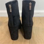 Jessica Simpson  Black Velvet Ankle Boots Size 7 Photo 6