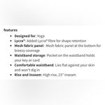 Lululemon wunder under luxtreme light gray HR 23” crop leggings size 4 W6BN8S Photo 7