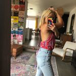 Free People  halter floral bodysuit Photo 1