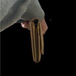 Burberry  Tan Calf Leather Long Wallet includes Certificate of Authenticity Photo 2