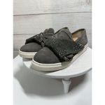 Vince Camuto  Womens Barita Gray Suede Slip on‎ Casual Shoes Size 8.5 Rhinestones Photo 1