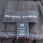 Universal Standard Stephanie Wide Leg Stripe Ponte Pants 27” Black Photo 5