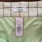 IZOD Vintage  XFG Cool FX Mint Green Plaid Pleated Golf Skort Photo 1