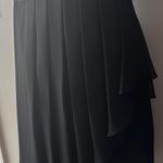 David's Bridal Womens David Bridal Sleeveless Black MIDI Dress Photo 1