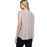Lululemon Salutation To Savasana Tank Misty Stripe Burnout Cashew Ambient Grey Photo 2