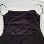 Windsor , Bodycon Black Mini, backless, looks like satin, great tiny straps, sz M Photo 7