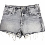 MOTHER The Tomcat Kick Fray Short in Shadows In The Grass Size 26 Gray Photo 0