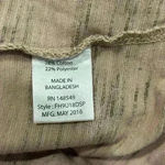 Free Planet  Beige Black Pullover Lightweight Hoodie Long Sleeve Henley Size S Photo 5