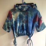 Love j Tye-Dye Shorts And Crop Tee Set Photo 0