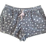 Dina Be  SZ M grey polka dot fleece shorts Photo 0