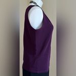 Valerie Stevens Valerie Steven’s Purple & Black Tank Top SZ L Photo 3