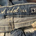 L.A. Idol Bling USA Y2K Bootcut Juniors Cropped Jeans Pocket Size 1 Blue Photo 5
