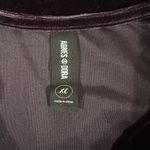 Agnes & Dora  Velvet Short Sleeve Everyday Tee Tunic Top in Deep Purple Sz XL Photo 2
