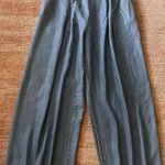 Hunter & Brooks Wide Leg Pants Tencel Blue High Rise Palazzo Trouser Size M Size M Photo 0