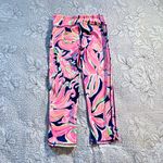Lilly Pulitzer  Weekender High-Rise Midi Legging – Banana Flambé Print Size S🧡 Photo 6