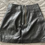 Free People Vegan leather  mini skirt Photo 1