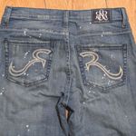 Rock & Republic Womens 10 Ripped Jeans Kadandra Bootcut Bleach Splatter Boot Leg Photo 3