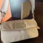 Steve Madden Olive Bphyre puff Bag coin purse DR139045 crossbody wide strap NWT Photo 7
