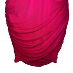 Pretty Little Thing Hot Pink Corset Chain Strap Bodycon Dress NWT Size 6 Photo 5