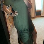 Olive green maxi dress Photo 6