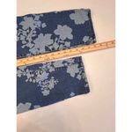 Chico's  Girlfriend Slim Leg Ankle Jeans Floral Print Stretch Blue Denim Size 0.5 Photo 6