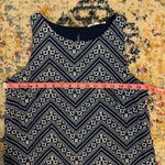 Pink Rose Women’s Blue & White Patterned Tank Top Dress Size Medium Photo 10