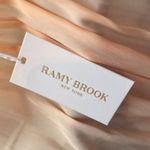 Ramy Brook Kiara Smocked Mini Dress tangerine L Photo 6