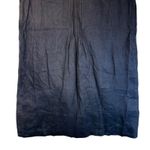 Quince Navy Blue Linen Sleeveless Button Front Midi Dress Preppy Staple Size M Photo 5