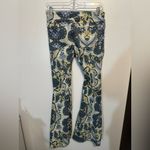 We The Free Free People Flared Penny Pull On Jeans Paisley Size 25 Hippie Photo 5
