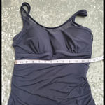 Tropical Escape  Black Mesh One Piece Swimsuit Photo 8