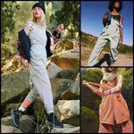 FREE PEOPLE Chaparral Convertible Hike Gorpcore Utility Onesie Blue Smoke Size S Photo 1