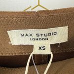 Max Studio A-Line Faux Suede Midi Skirt in Vicuna - Size - XS - NWT Photo 5