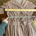 Ivy City Co Andie Maxi Dress In Dusty Rose Faux Wrap size medium Pink Photo 5