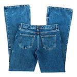 ZARA Wide Leg Boot Cut Flare High Rise Jeans Size 6 NEW Photo 3