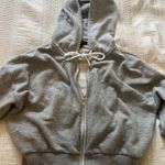 Forever 21 Grey Cropped  Hoodie Photo 1