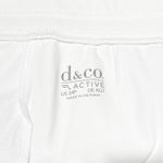 Denim & Co New Active French Terry Skort Built-In Shorts White Petite Size 3X Photo 10