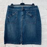 Ralph Lauren Skirt Size  14Laurens Jeans Company Blue Denim Knee Photo 2