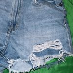 Madewell  The Mom Jean Distressed Denim Women Shorts size 28- Flaw Photo 2